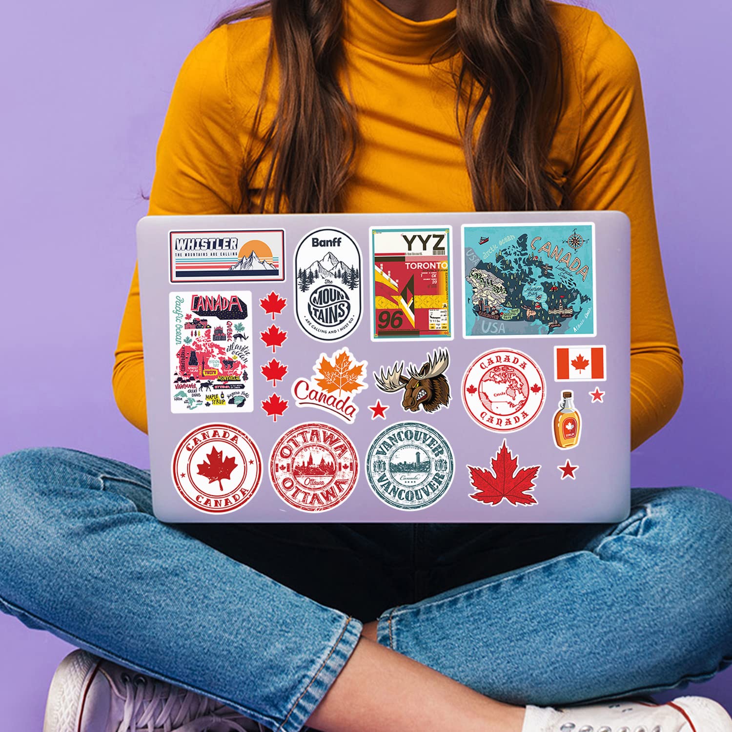 Feuille D'autocollants A5 En Vinyle - Monuments De Toronto