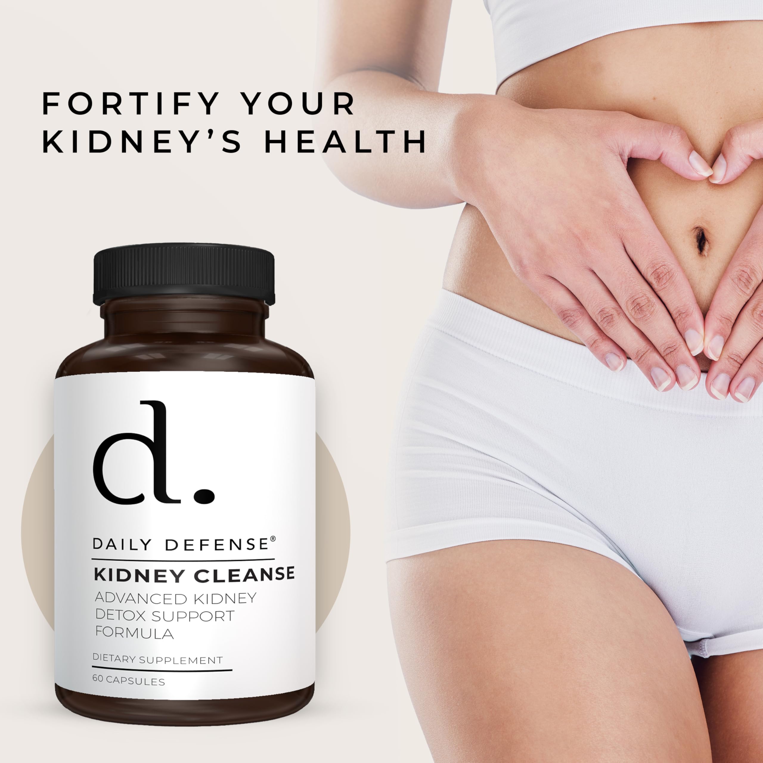 Kidney Defense Supplement - Kidney Cleanse & Detox Vitamins with Chanca Piedra, Astragalus Root, Cranberry Extract, Stinging Nettle Leaf, Horsetail Powder, Juniper Berry & More - 60 Caps — Amazon image 3