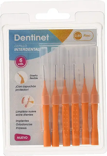 Cepillo Interdental Dentinet 0,60 mm - 6 Unidades | Red Dentinet
