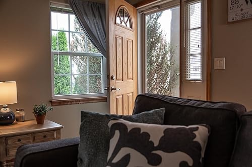 Miniatura 6 de Design House 783829 Cerrojo de esquina redonda de doble cilindro de 2 vías con pestillo níquel satinado