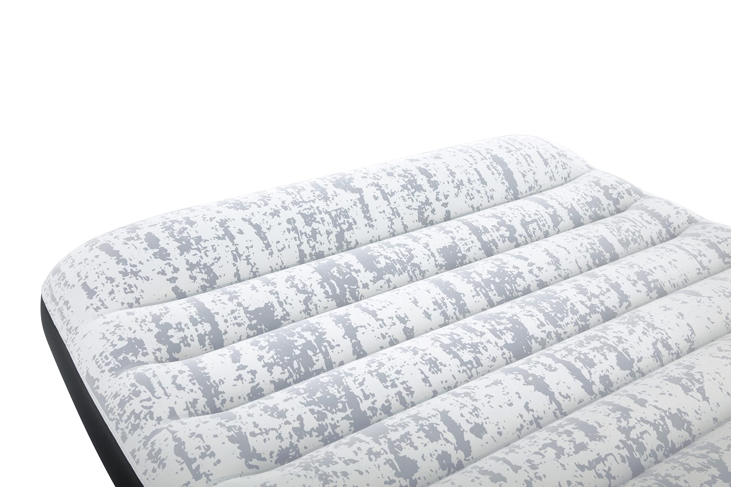 Bestway 67836 Materasso gonfiabile matrimoniale Fashion Flock Top da 2.03 m x 1.52 m x 12 m con pompa integrata