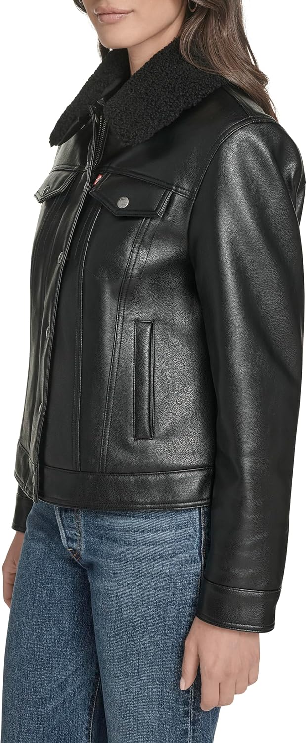 Levi's Women's Classic Sherpa Lined Trucker Jacket (Standard & Plus Sizes) - Image 6