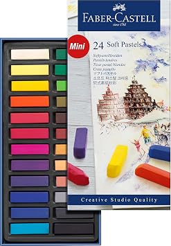 Faber-Castell Creative Studio Soft Pastel Mini Sticks 1.25 - 24 Vivid Colors