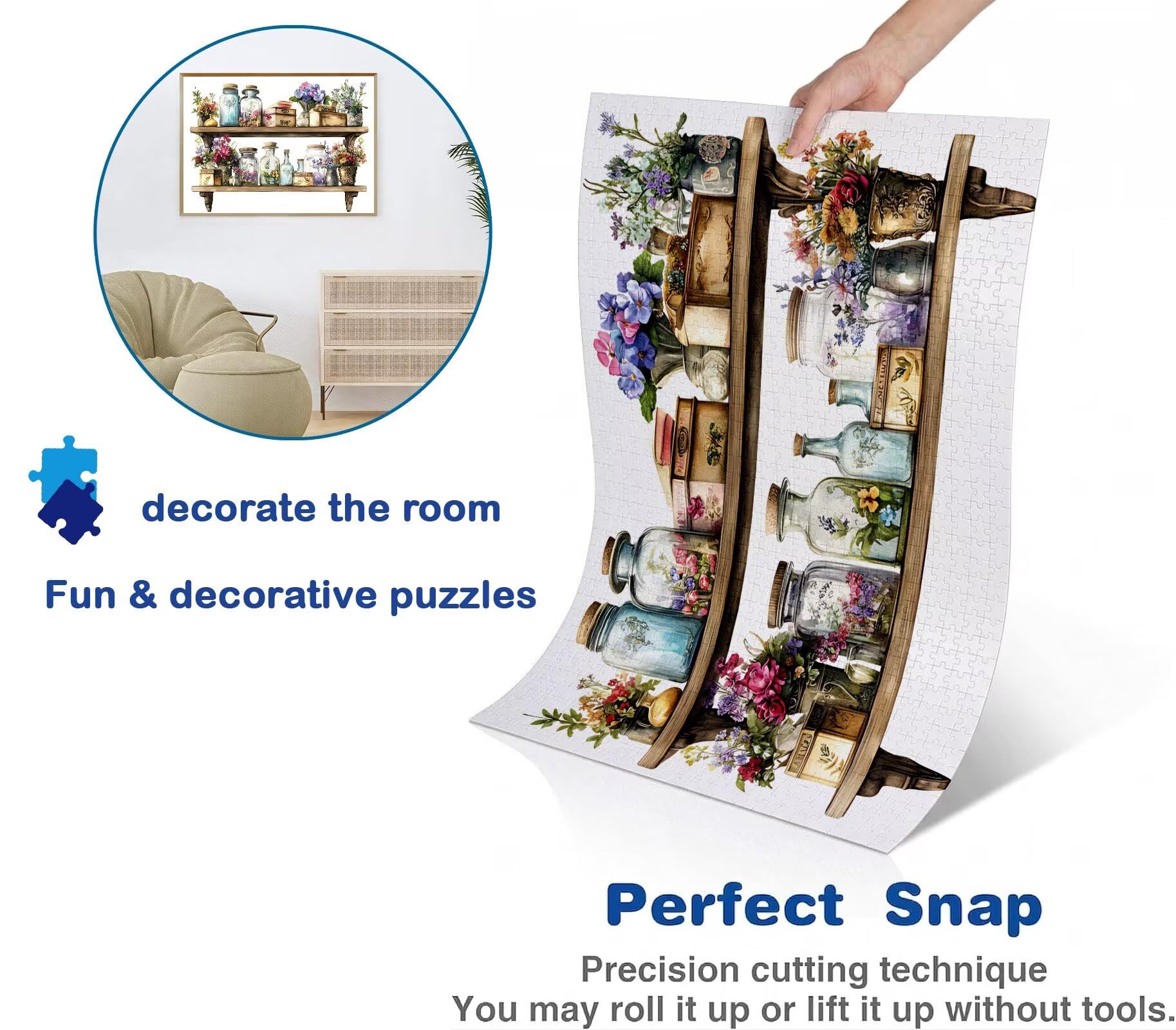 Puzzle Puzzle 1000 elementów dla dorosłych z plakatem w zestawie, drewniane puzzle do gry rodzinnej, edukacyjna i antystresowa gra edukacyjna dekoracja ścienna, prezent urodzinowy, 75 x 50 cm retro