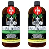 32 oz Total, Silver Doc Silver Hydrosol Mineral Supplement, Natural Alternative and Immune Support, Positively Charged 99% Bio-Available Colloidal Molecules Seek Out Unwanted Visitors