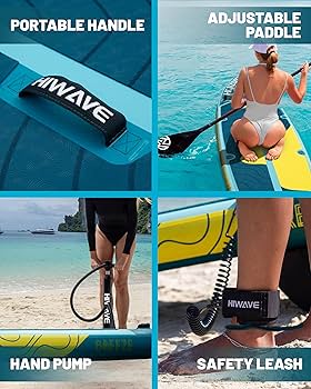 Hiwave Inflatable Stand Up Paddle Board 11'*34”*6” Sup Board