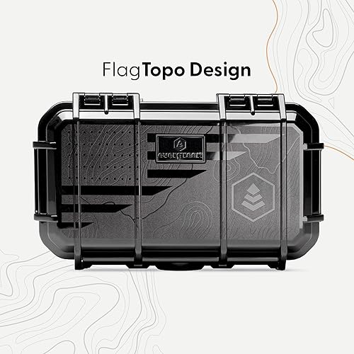 Miniatura 3 de Evergreen Estuche de almacenamiento redondo con bloqueo de balas de 100 unidades, seguro de viaje, especificaciones de mil, impermeable, fabricado