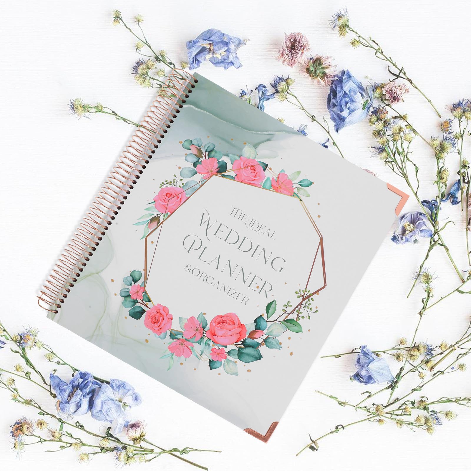Hochzeitsplaner und Notizbuch Design für Hochzeitsplanung Hochzeitsplanungsbuch aus Papier mit Detailliertem Zeitplan Verlobung und Brautpaare