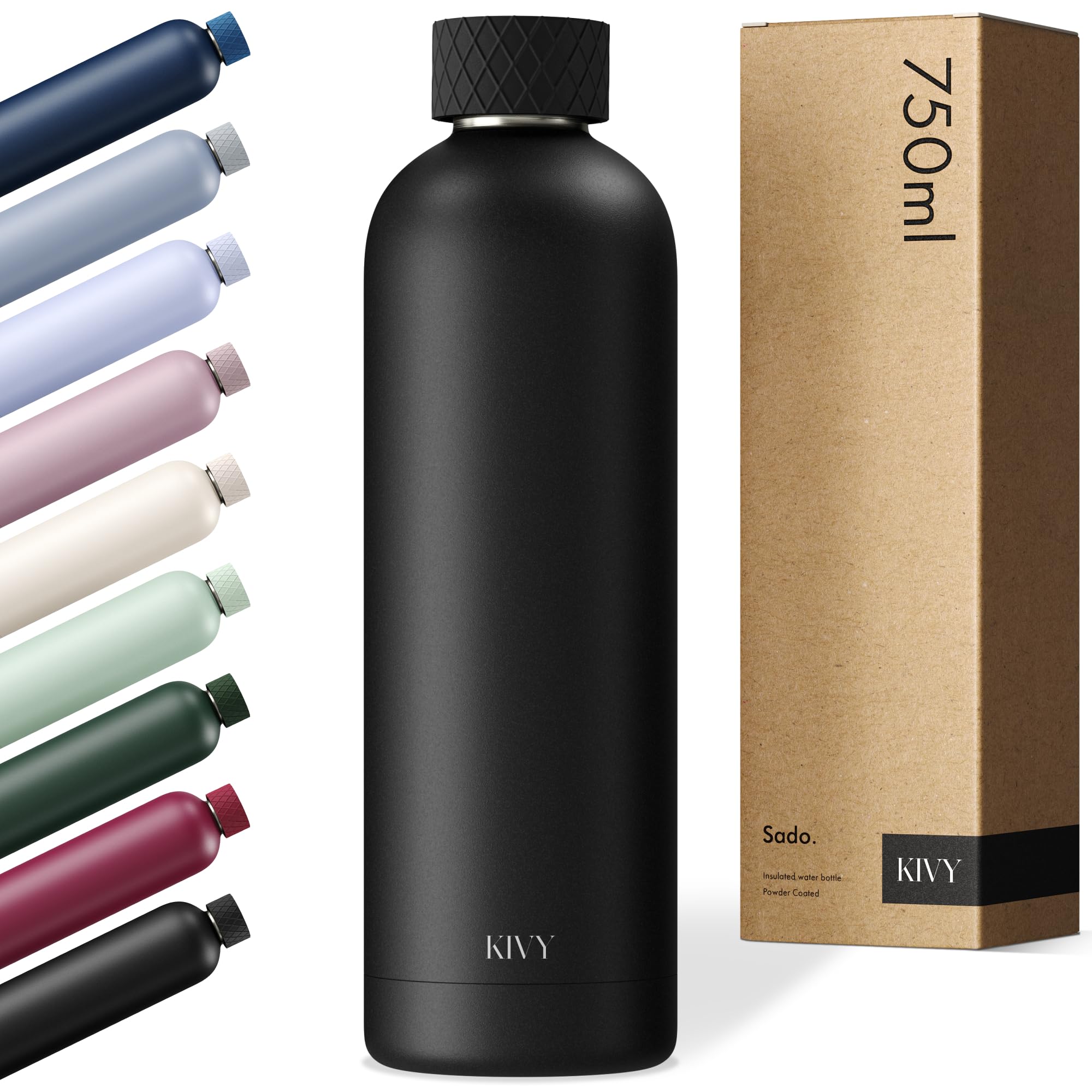 KIVY Edelstahl Trinkflasche