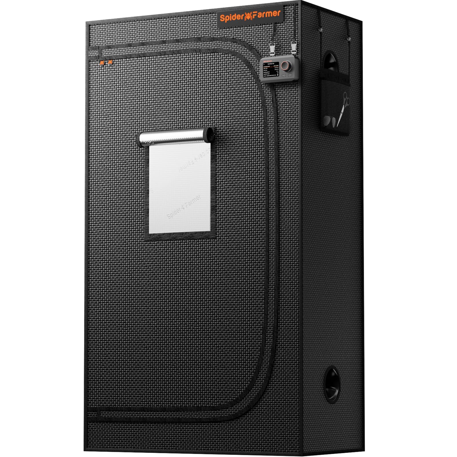 Spider Farmer 3×2 Pro-Grade Grow Tent, 36"x20"x63", with Observation Window and Floor Tray, 1680D Thicken Mylar Canvas Hydroponic Grow Tent, 3x2 for Indoor Growing for SF1000/SF600