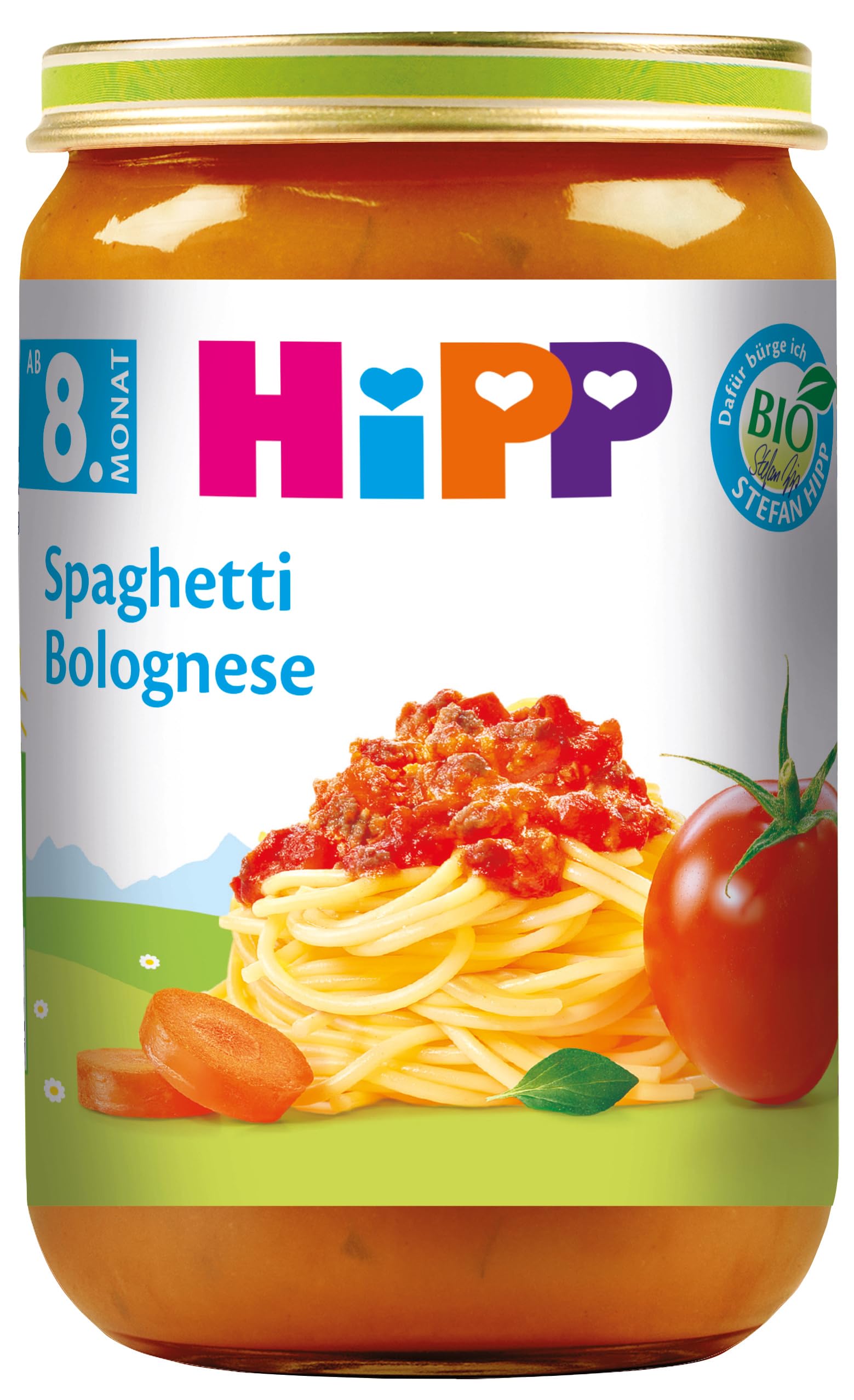 HiPP Spaghetti Bolognese, 6er Pack (6 x 220 g)