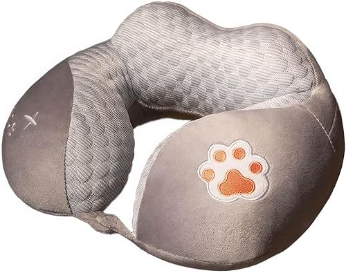 Cool Bingdoudou U-Shaped Neck Pillow Shoulder and Neck Adult Cervical Spine Aircraft Pillow - Comfortable Relief for Travel and Home (Color  B, Size