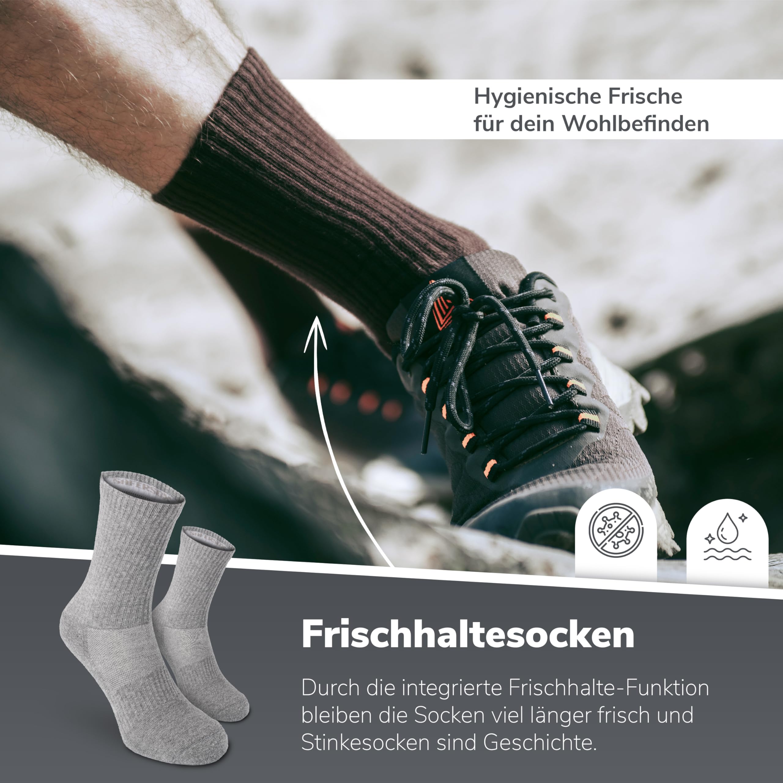 Safersox calcetines deportivos calcetines repelentes de mosquitos para safari y deportes al aire libre