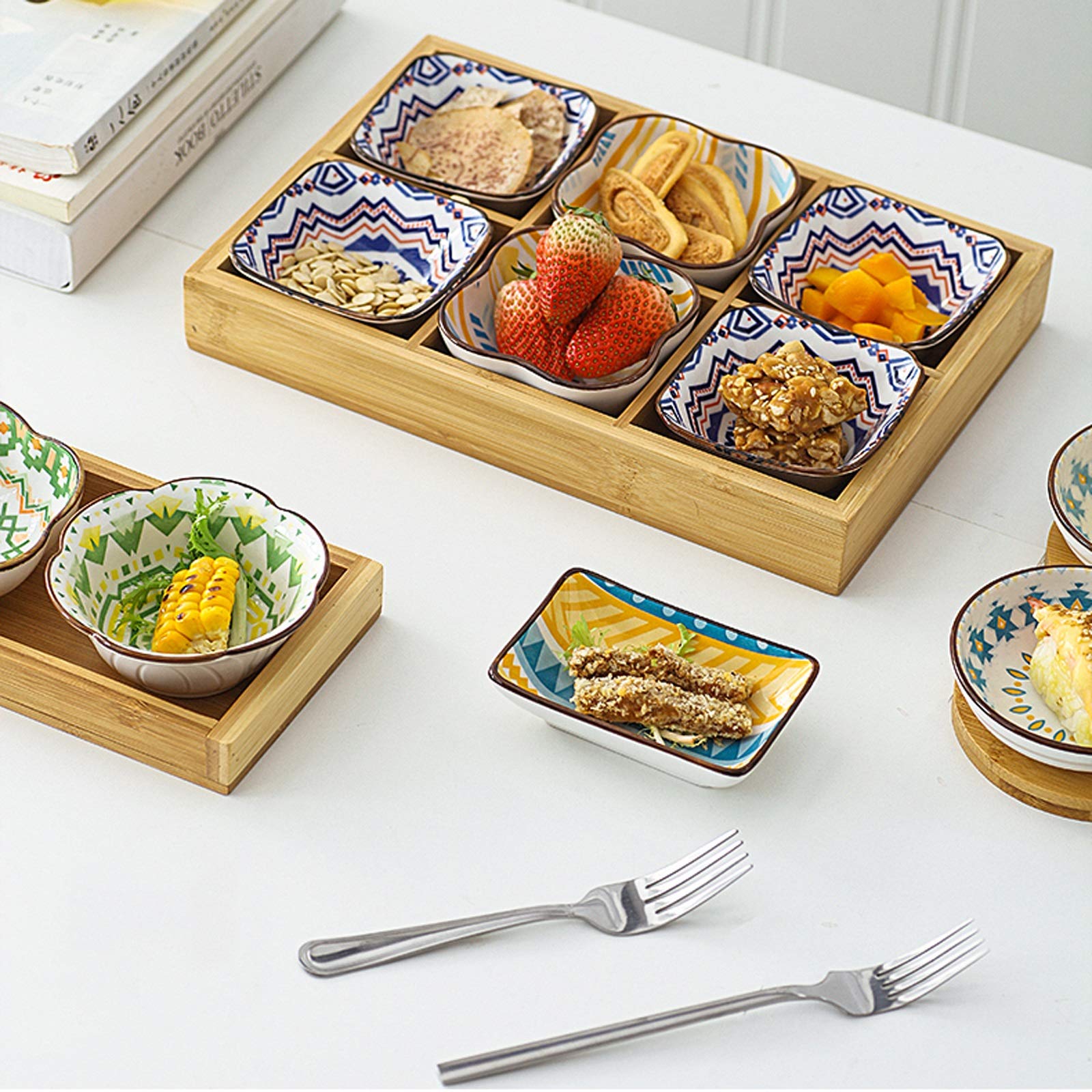 Sauce Gericht 4 stücke Langlebig Keramik Gewürz Küche Haushalt Snack Multifunktionale