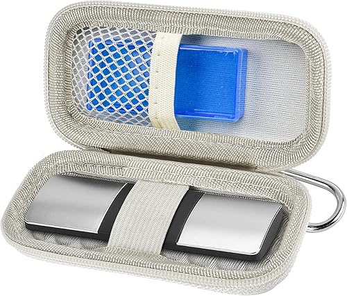 Funda para monitor cardíaco compatible con AliveCor Kardia Mobile ECGpara KardiaMobile 6L para dispositivos Apple y Android, solo funda (blanco)