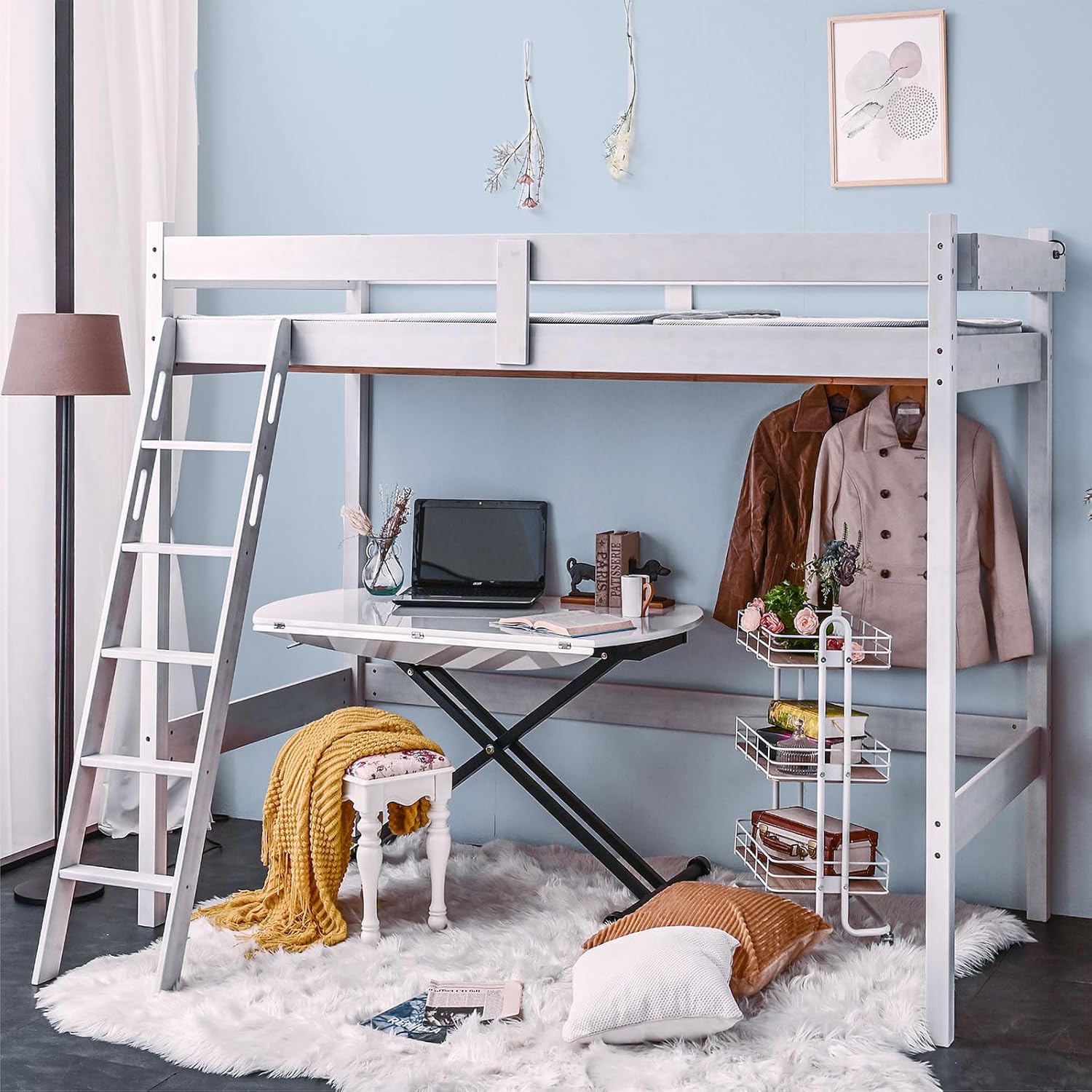 Amazon｜ZINUS Daybed デイベッドフレーム シングル ホワイト シンプル