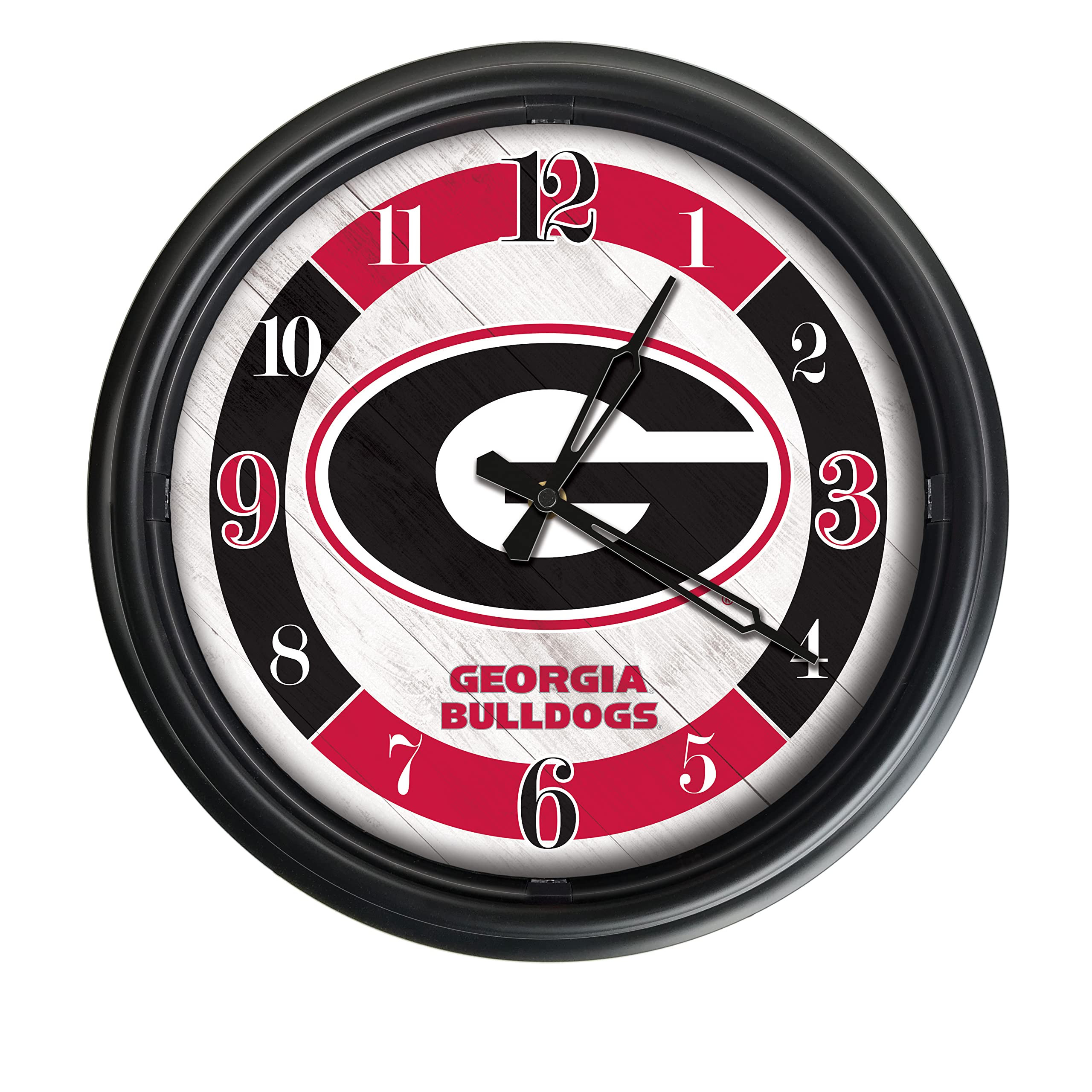 Holland Bar Stool Co. University of Georgia (G) Indoor/Outdoor LED Wall Clock