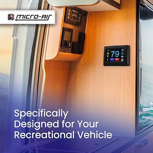 Miniatura 3 de MICRO-AIR - Termostato digital EasyTouch con WiFi o Bluetooth programable, compatible con Furrion para autocaravana, calefacción y aire