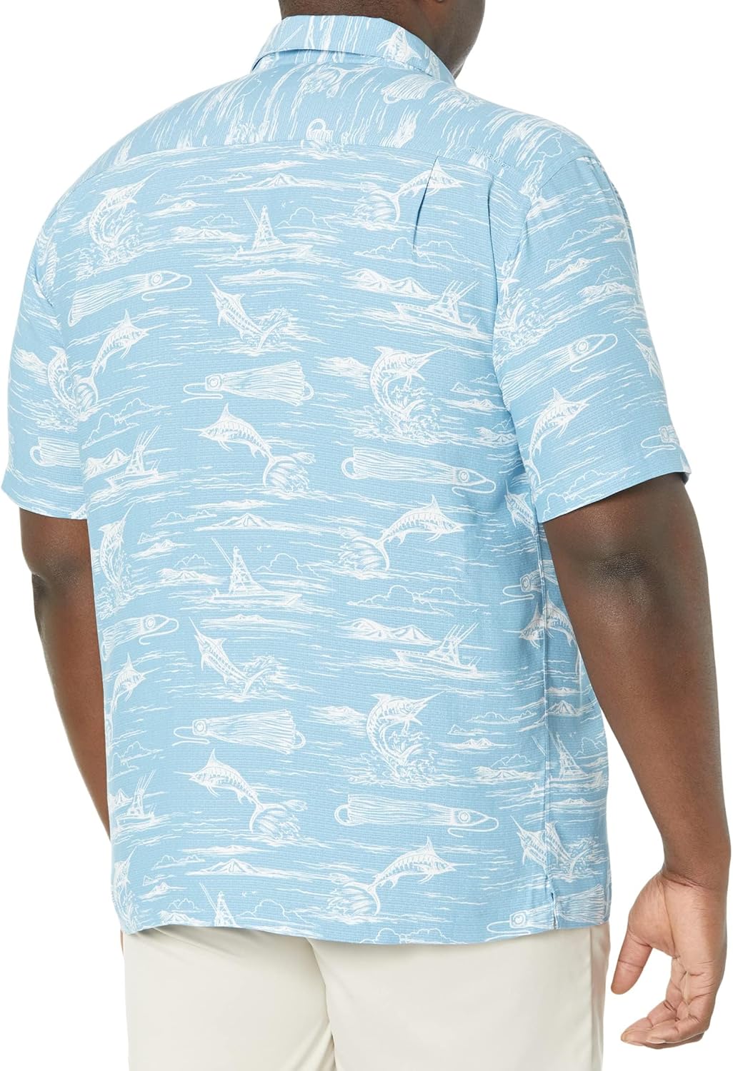 Quiksilver Men's Marlin Jig Button Up Floral Collared Shirt
