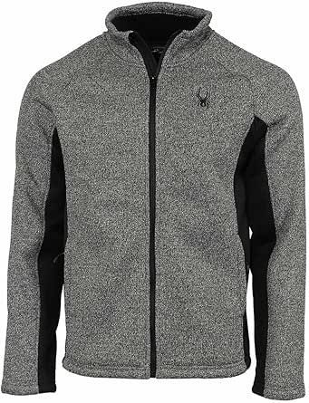 Spyder Steller Full Zip – Giacca Uomo In Pile Sherpa E Maglia A Griglia, Frontier (F19) Taglia Small - 3