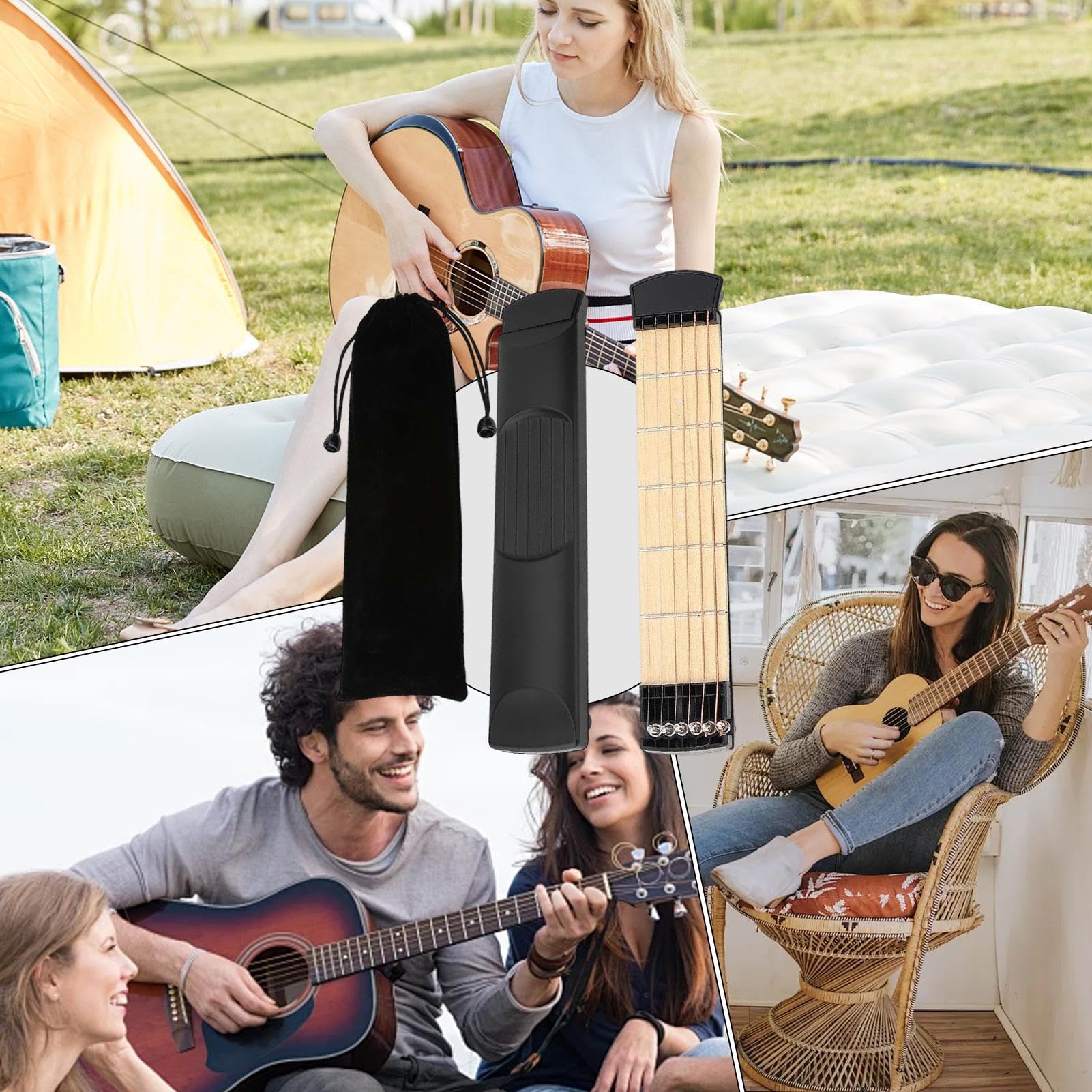 Manche D'entraînement De Guitare De Poche | Entraîneur D'accords De Guitare De Poche | Manche D'entraînement De Guitare | Guitare De Poche Entraîneur De Guitare Portable | Entraîneur De Guitare Portab
