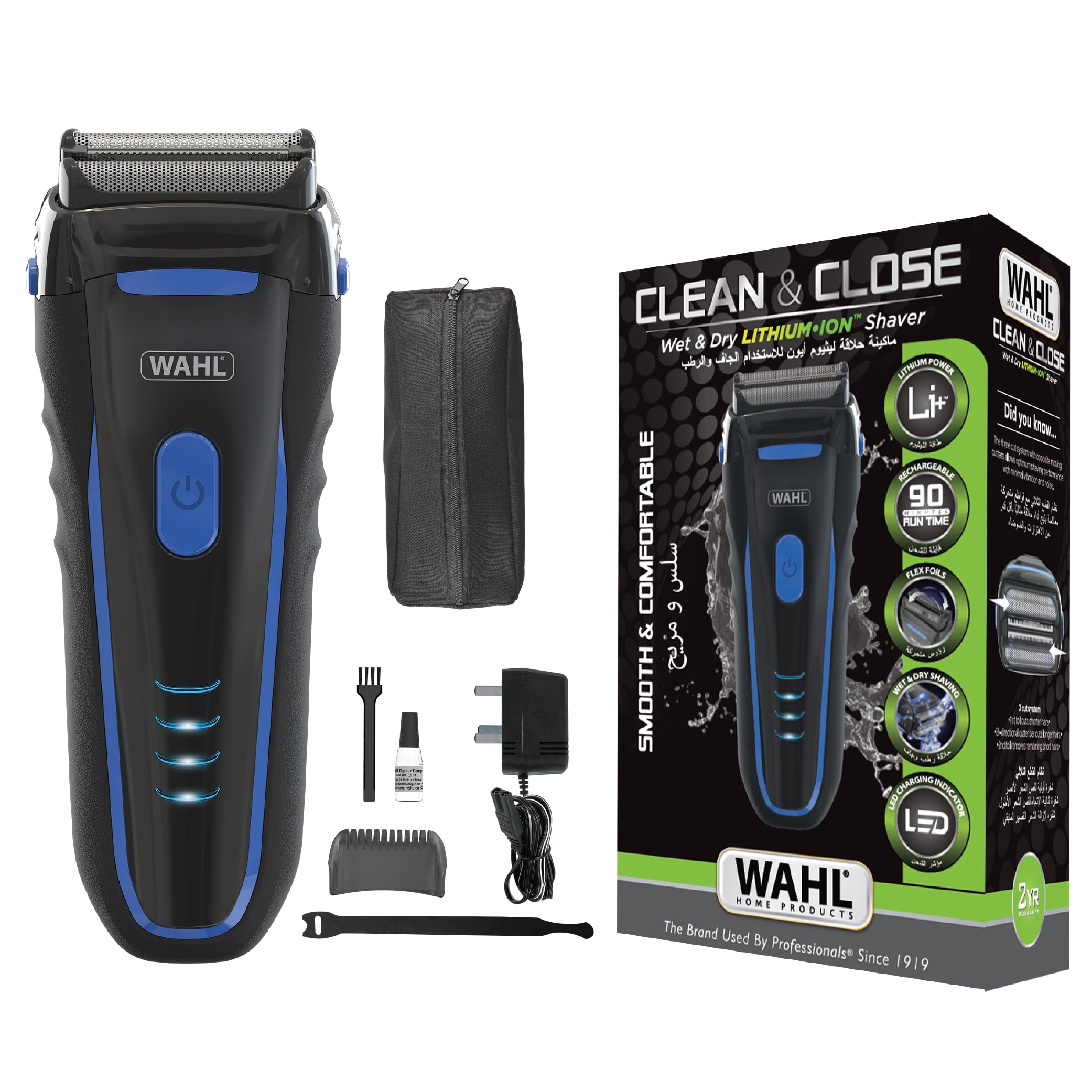 groomsman COMBO WAHL バリカン Wahl Groomsman Barbeador elétrico recarregável à prova d'água e