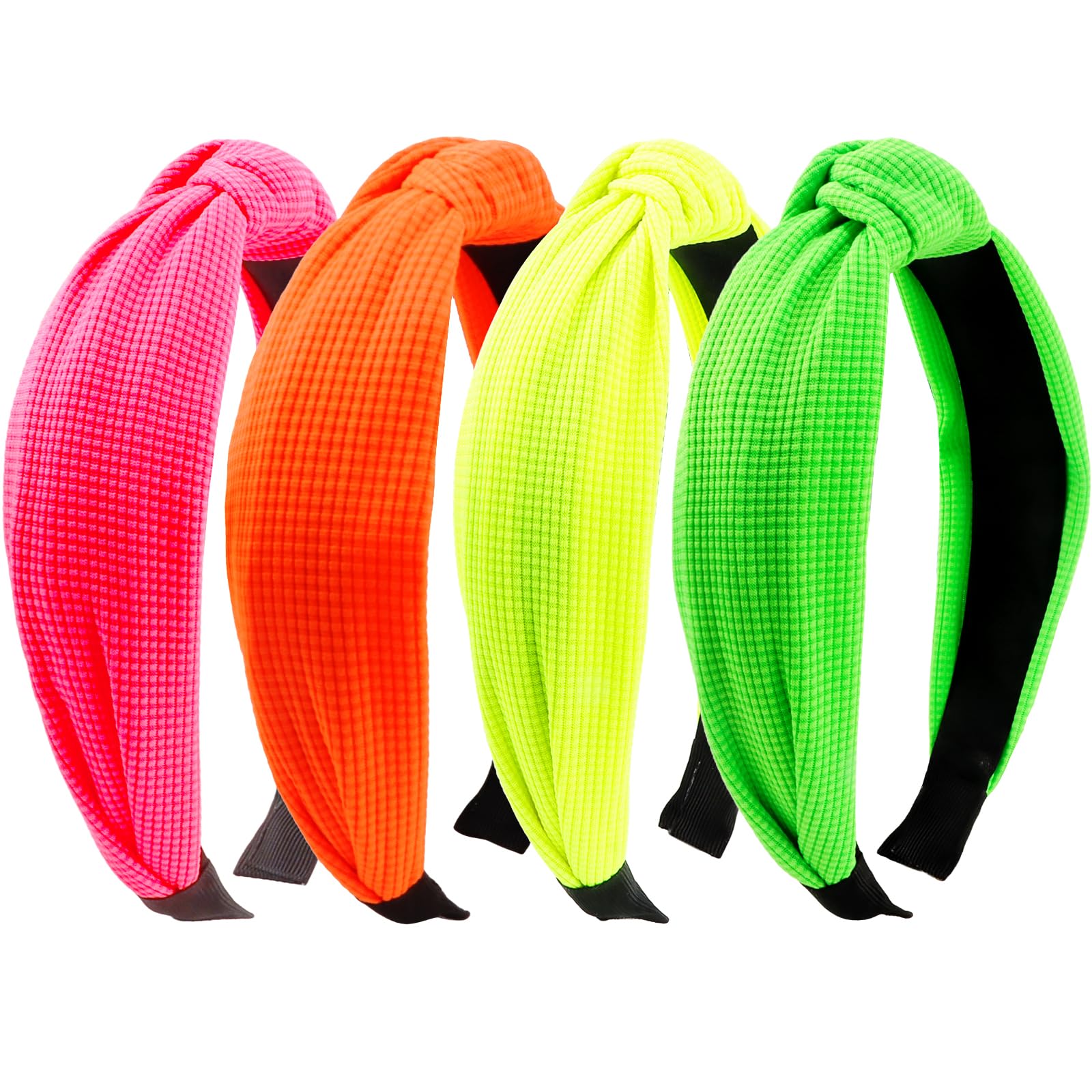 Amazon.com : KICOSY 4PCS Neon Headband For Women 80s 90s Retro