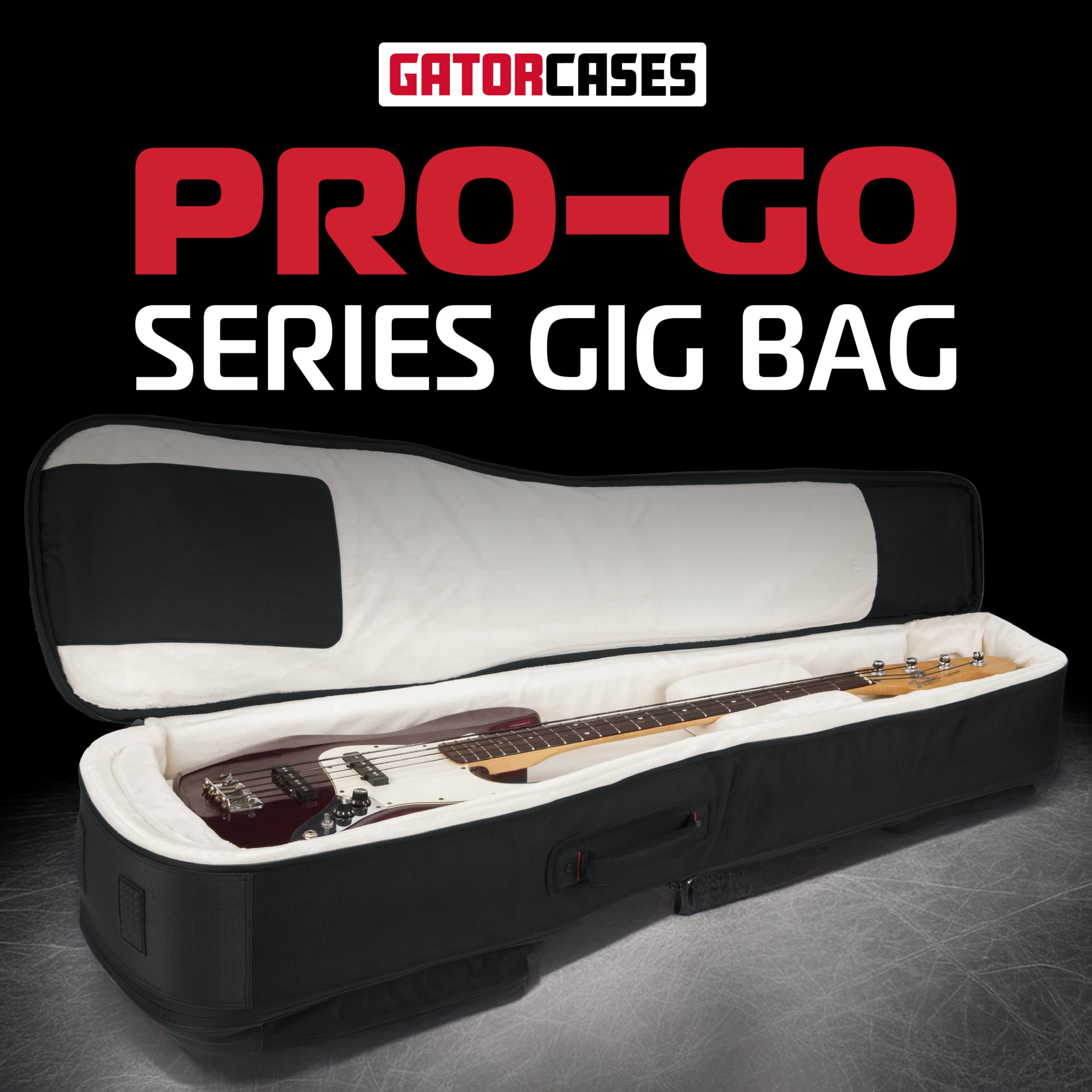 Gator G-PG el bajo de 2X Pro Go Series 2 x EL bajo LA Guitarra Gig-Bag