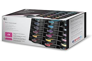 Spectrum Noir 6PC Universal Ink Pad Storage Unit: The Ultimate Ink Management Solution
