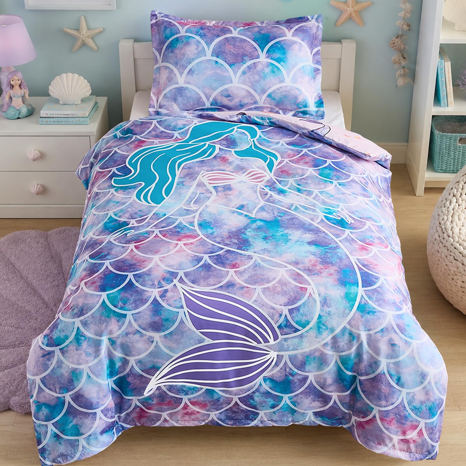 WONGS BEDDING Single Duvet Cover Set Microfibre Toddler Bedding Set