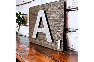 4" x 4" XL American Sign Language Alphabet Scrabble Wall Tiles for...