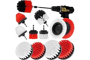 Drill Brush Attachment Set for Powerful Scrubbing Solutions