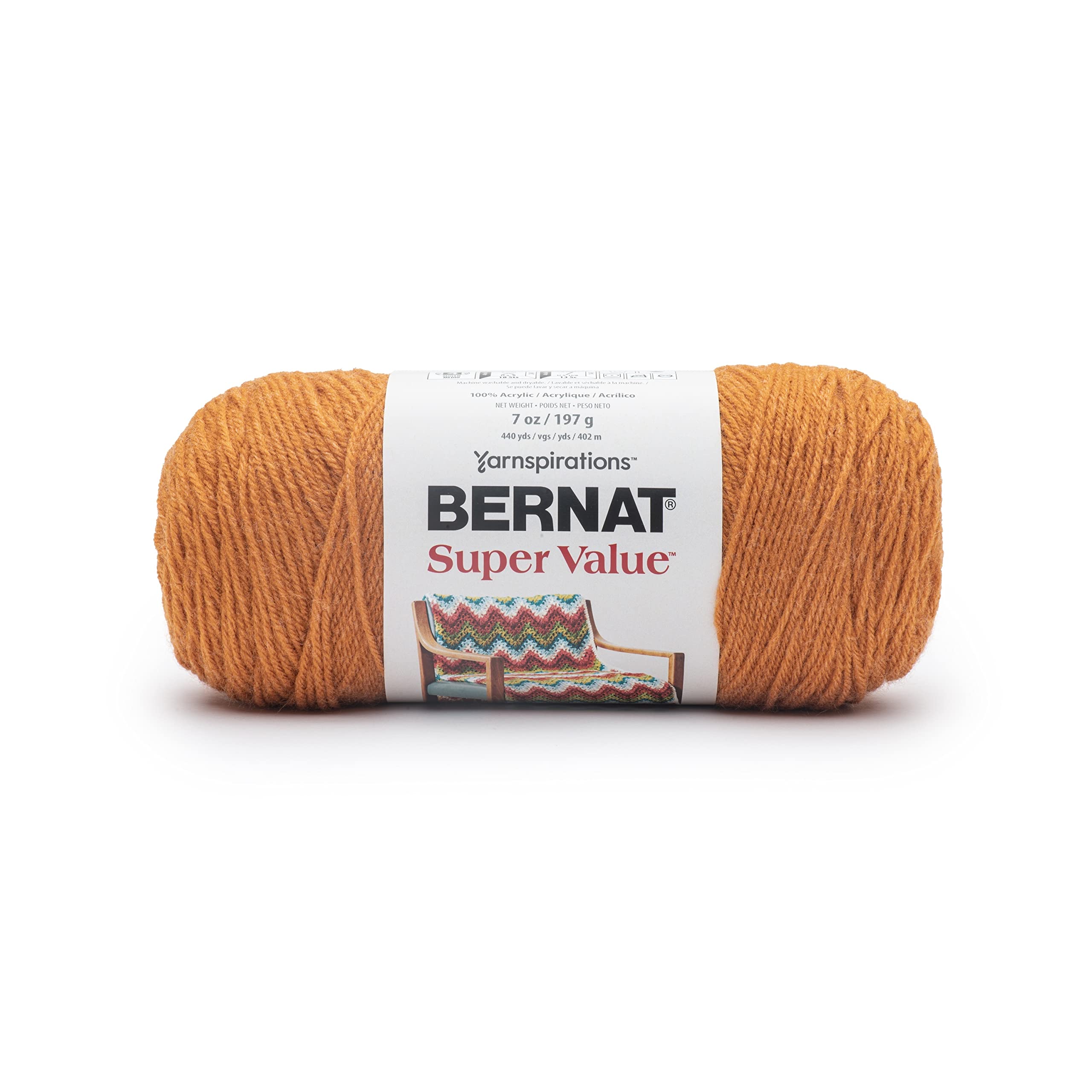 Bernat Super Value Solid Yarn-Masala 164053-53806