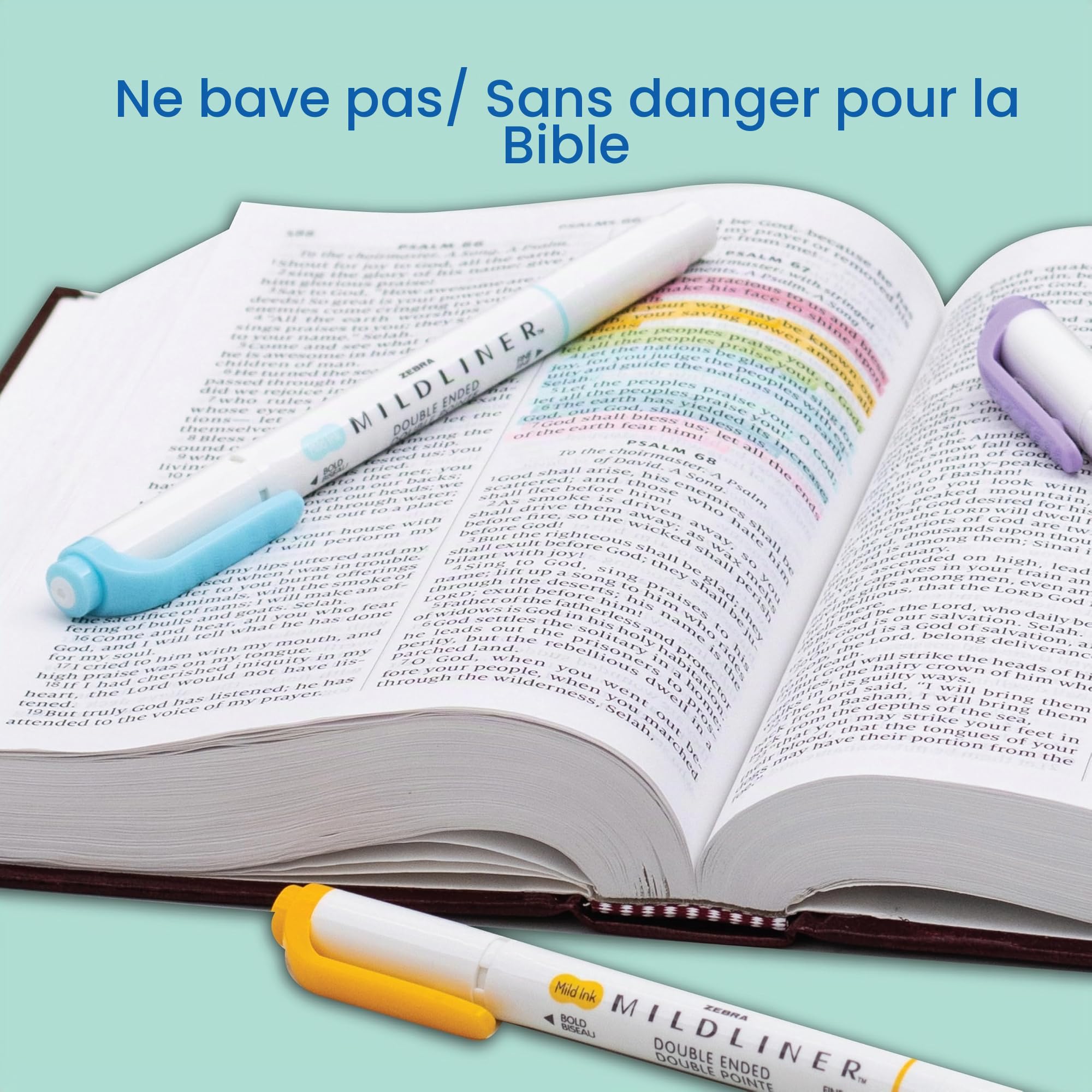 Zebra Pen Mildliner Ensemble de surligneurs à double pointe