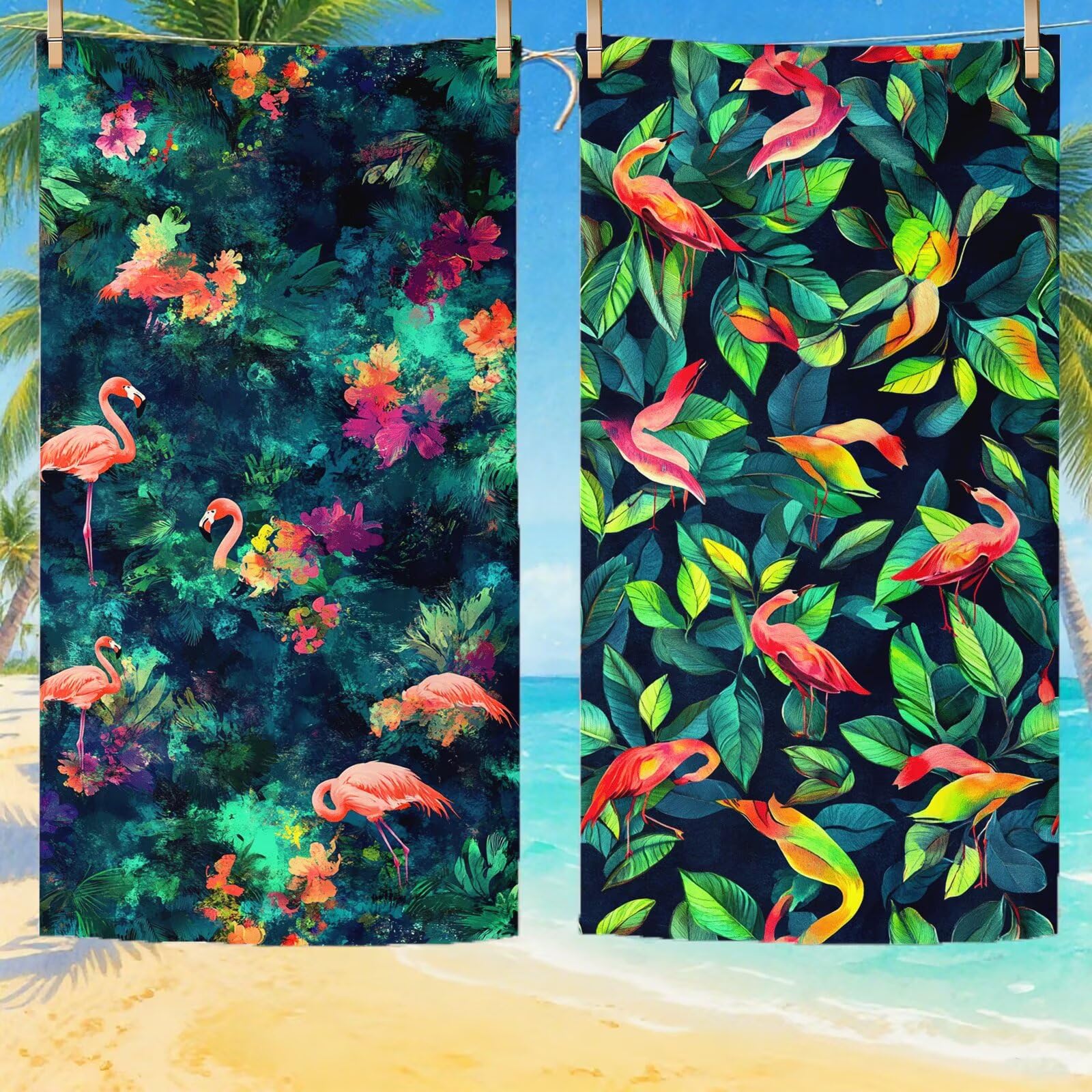 Toallas de Playa Microfibra Verde Toalla Playa Grande 180x90 cm Mujer Hombre Secado Rápido Absorbente Toallas Gimnasio Suave Sin Arena Ligera Toalla Microfibra para Playas Piscina Viajes Camping Q-252