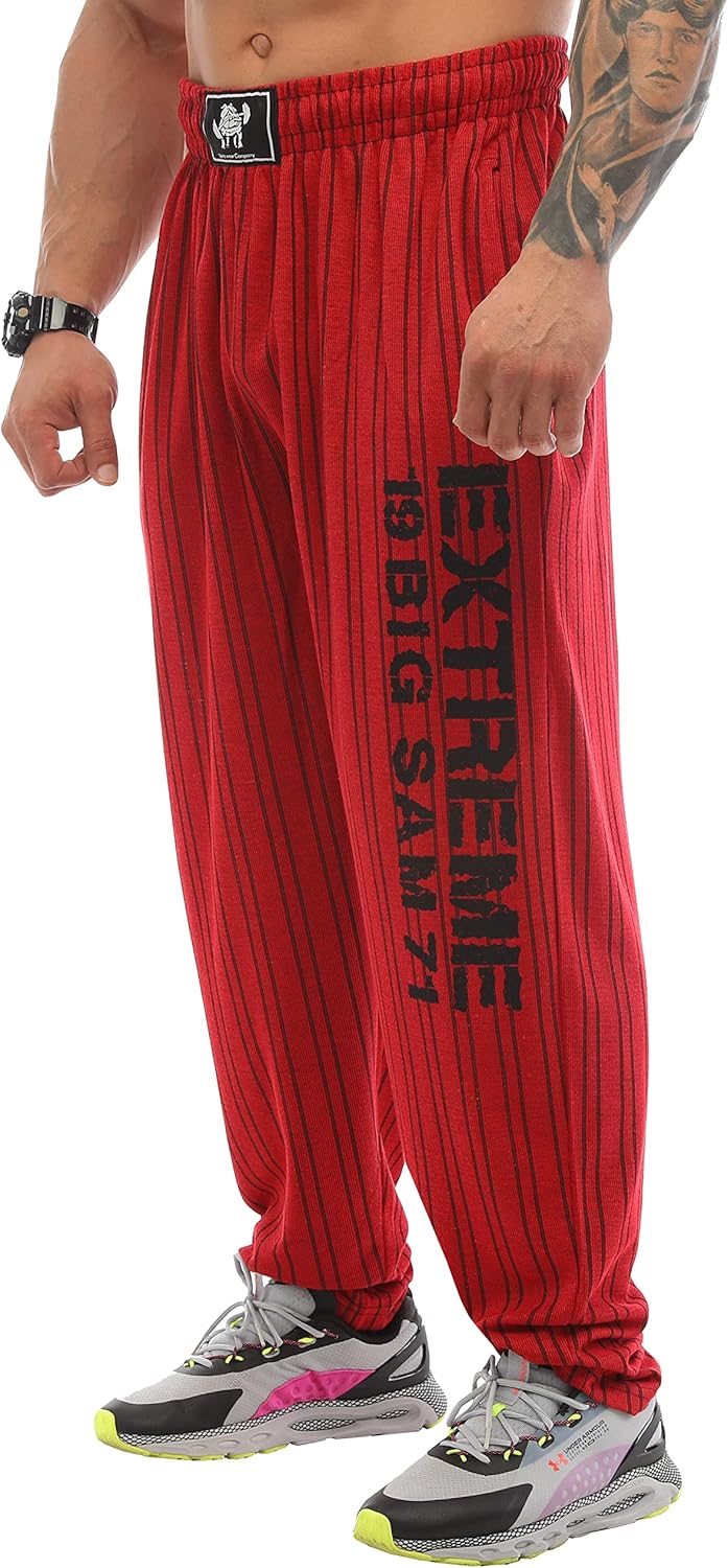 BIG SAM SPORTSWEAR COMPANY Men's Baggy Sweatpants with Pockets, Oldschool Loose Fit Gym Pants - Image 6
