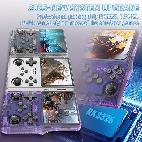 Miniatura 6 de R40S PRO - Consola de juegos retro, más de 30000 juegos HD, consola de juegos portátil, mini consola de video retro recargable de 3800 mAh con