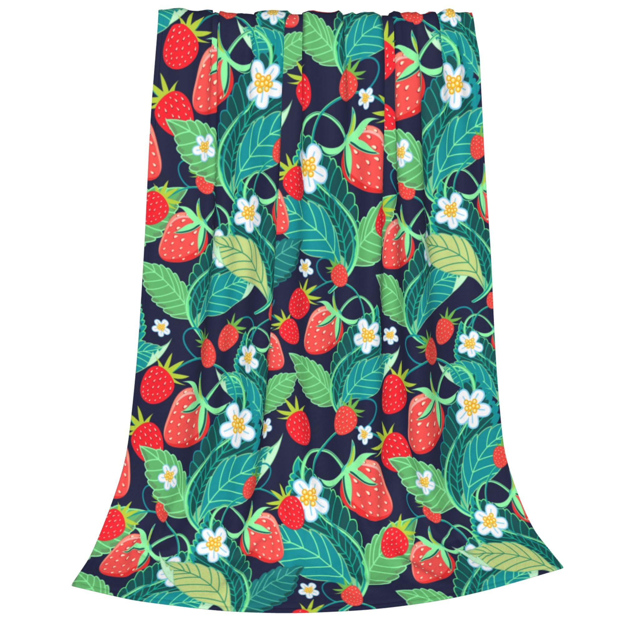 Amazon｜ストロベリースローブランケット ソフトフランネル フリース