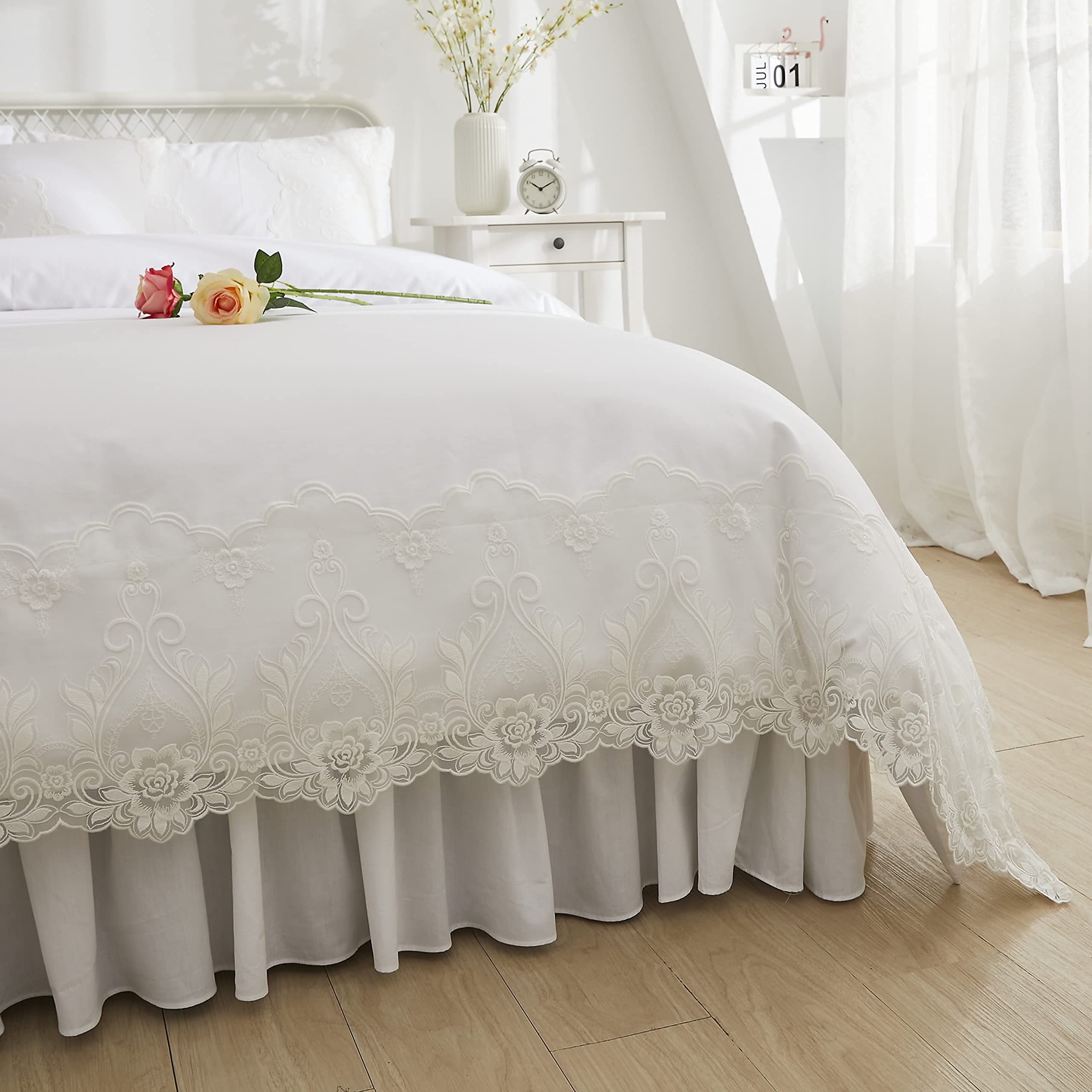 Amazon.com: Perkily Lace Duvet Cover 