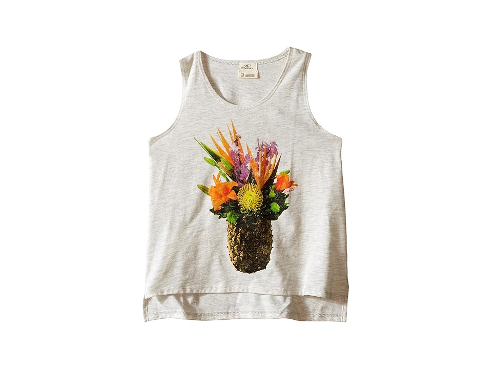 

O'Neill Kids Pina Punch Tank Top (Little Kids/Big Kids) (Oatmeal Heather) Girl's Sleeveless