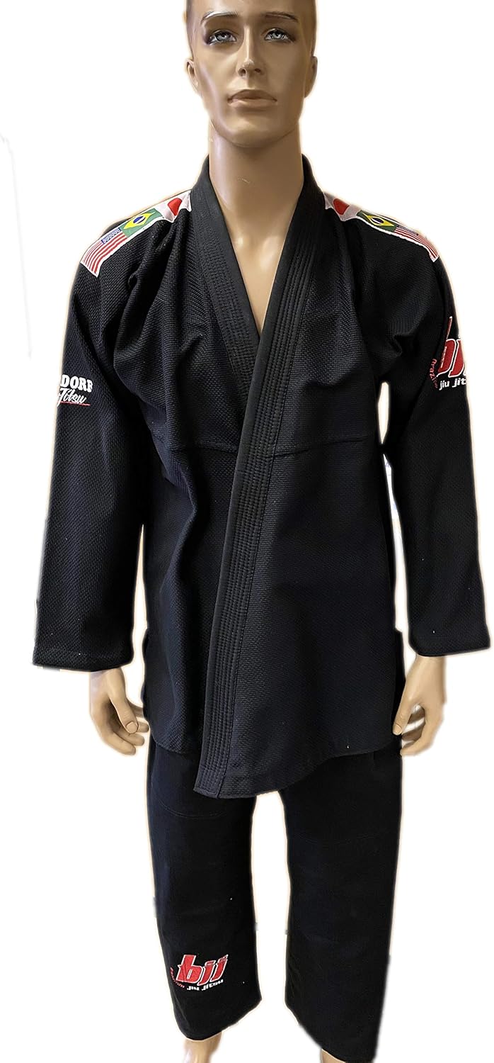 BJJ Jiu Jitsu Uniform Competition Uniform | Martial Arts Pre-Shrunk Light Weight Fighting Training Uniform