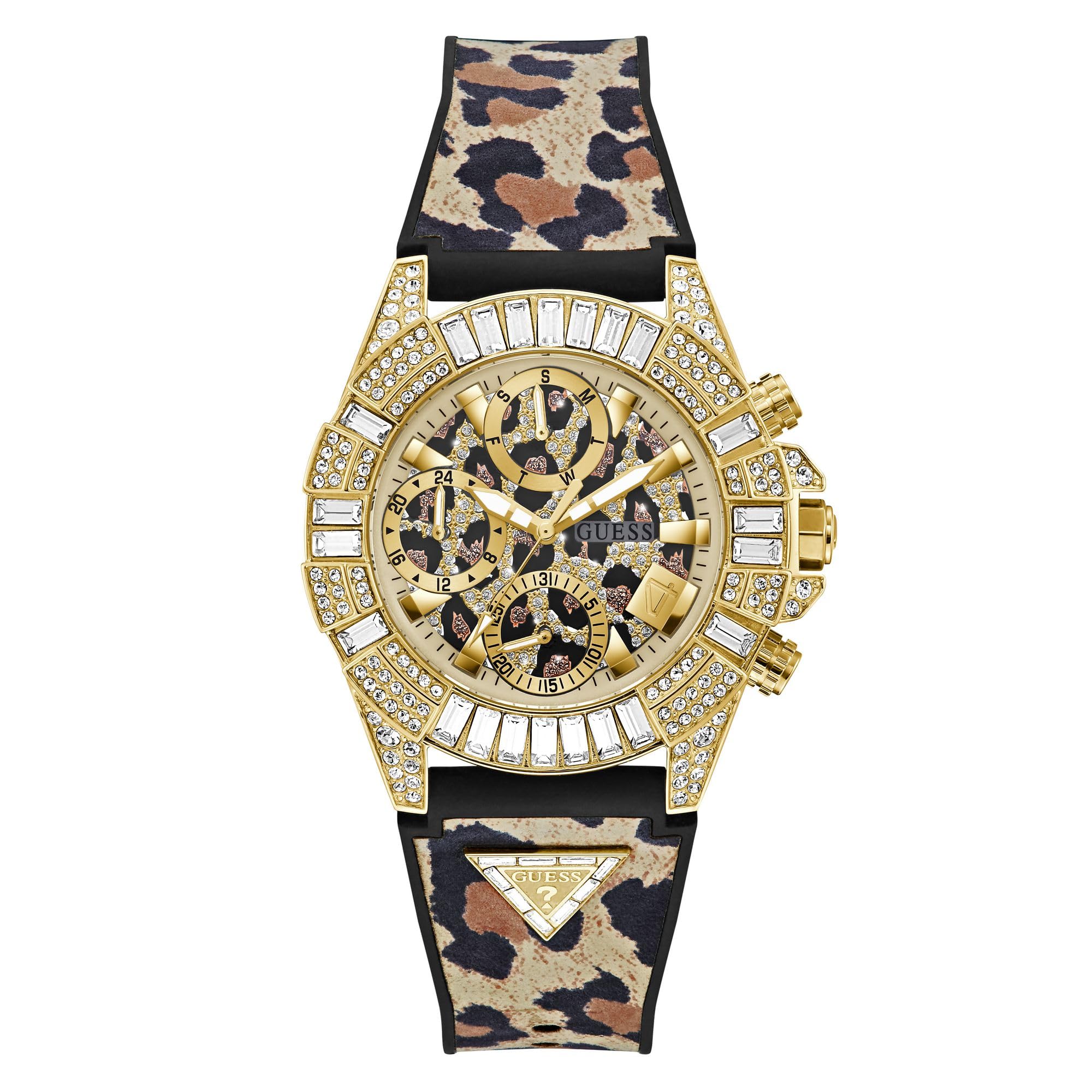 40th Anniversary Special Edition GUESS Ladies Leopard Gold 