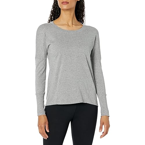 Fruit of the Loom Women's Crafted Comfort Relaxed Fit Tri-Blend Tees, Short & Long Sleeve