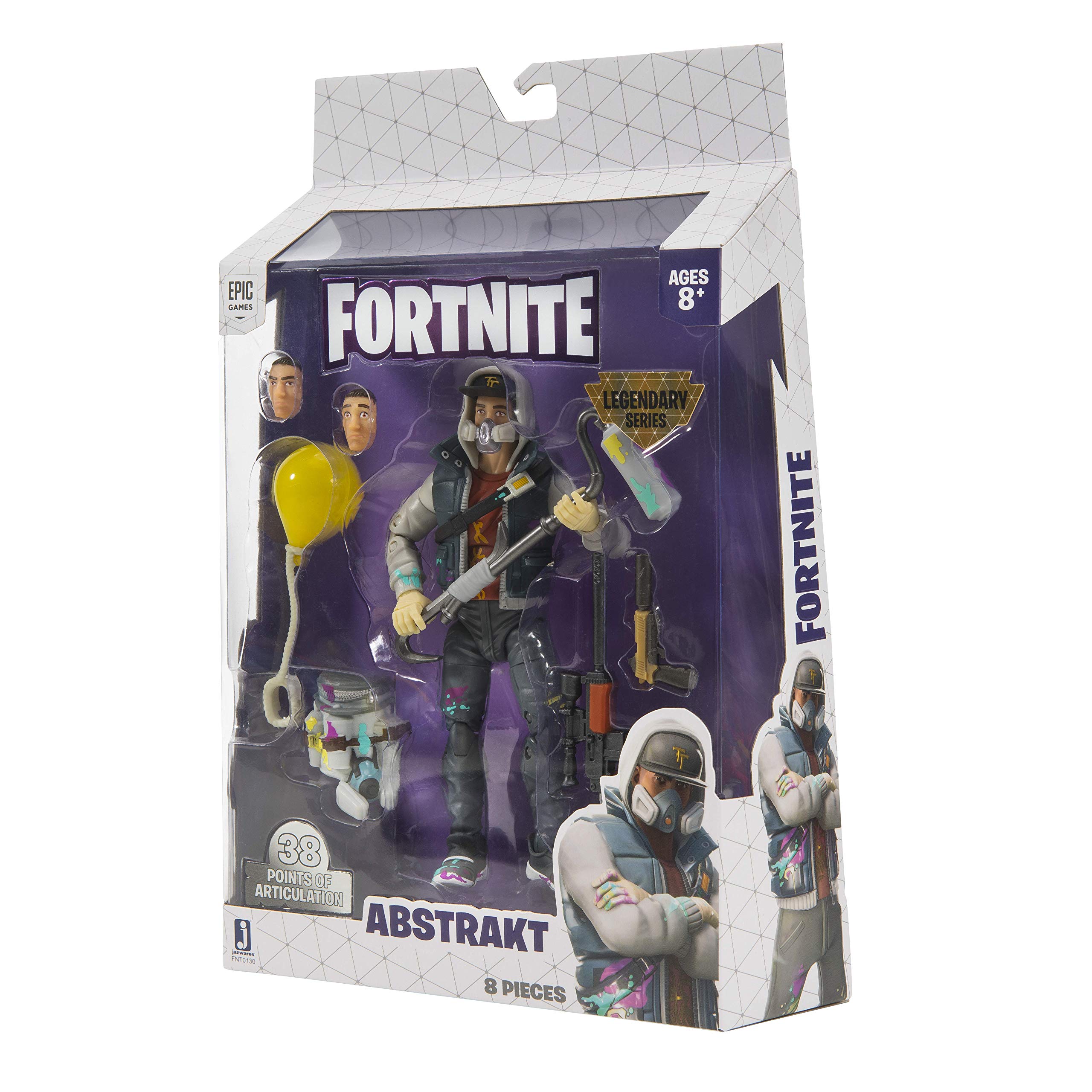 Fortnite Jazwares71960010016 - Statuetta Pack Abstrakt, multicolore