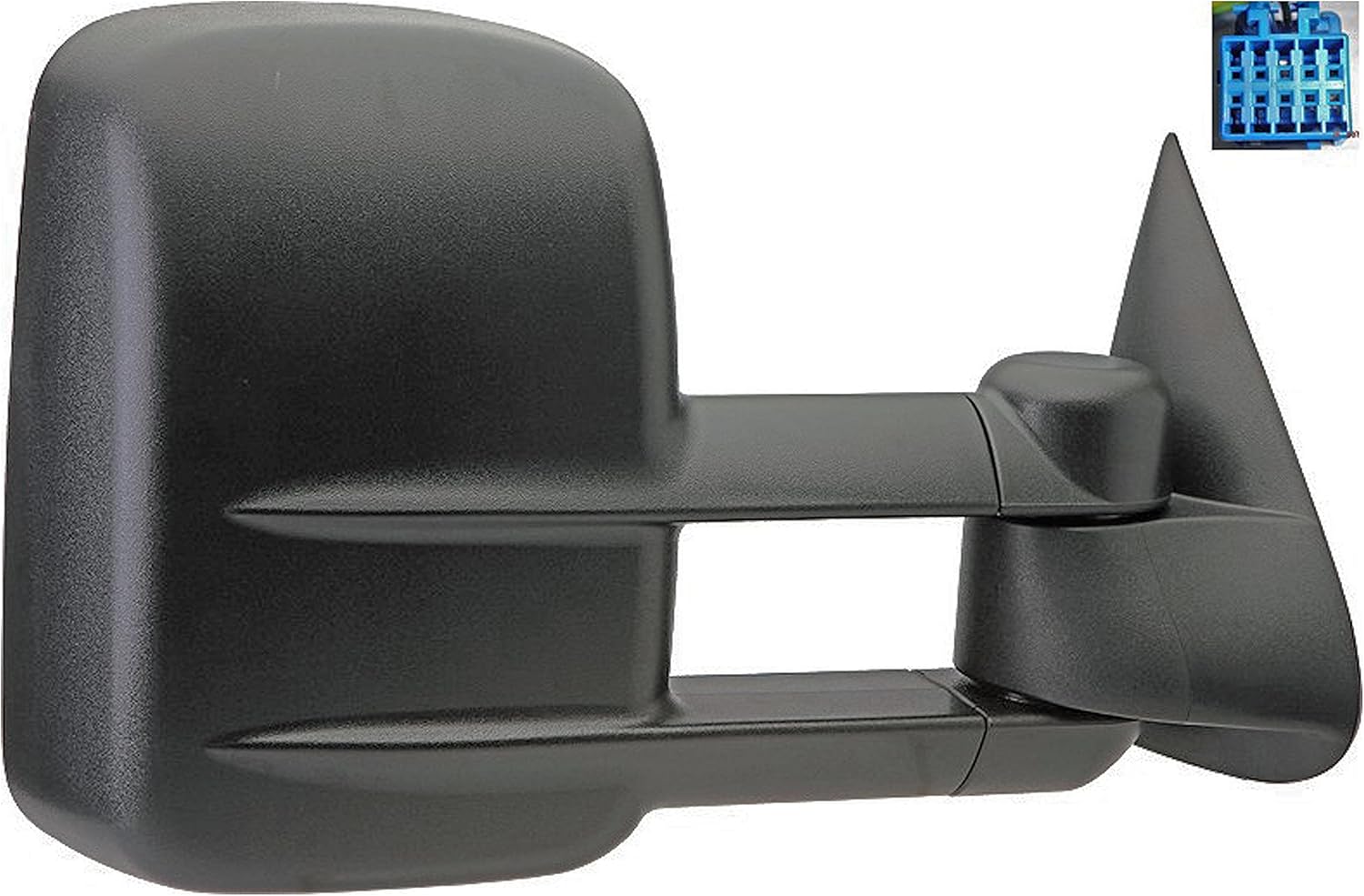 Dorman 955-1862 Passenger Side Power Door Mirror - Heated / Folding Compatible with Select Cadillac / Chevrolet / GMC Models, Black