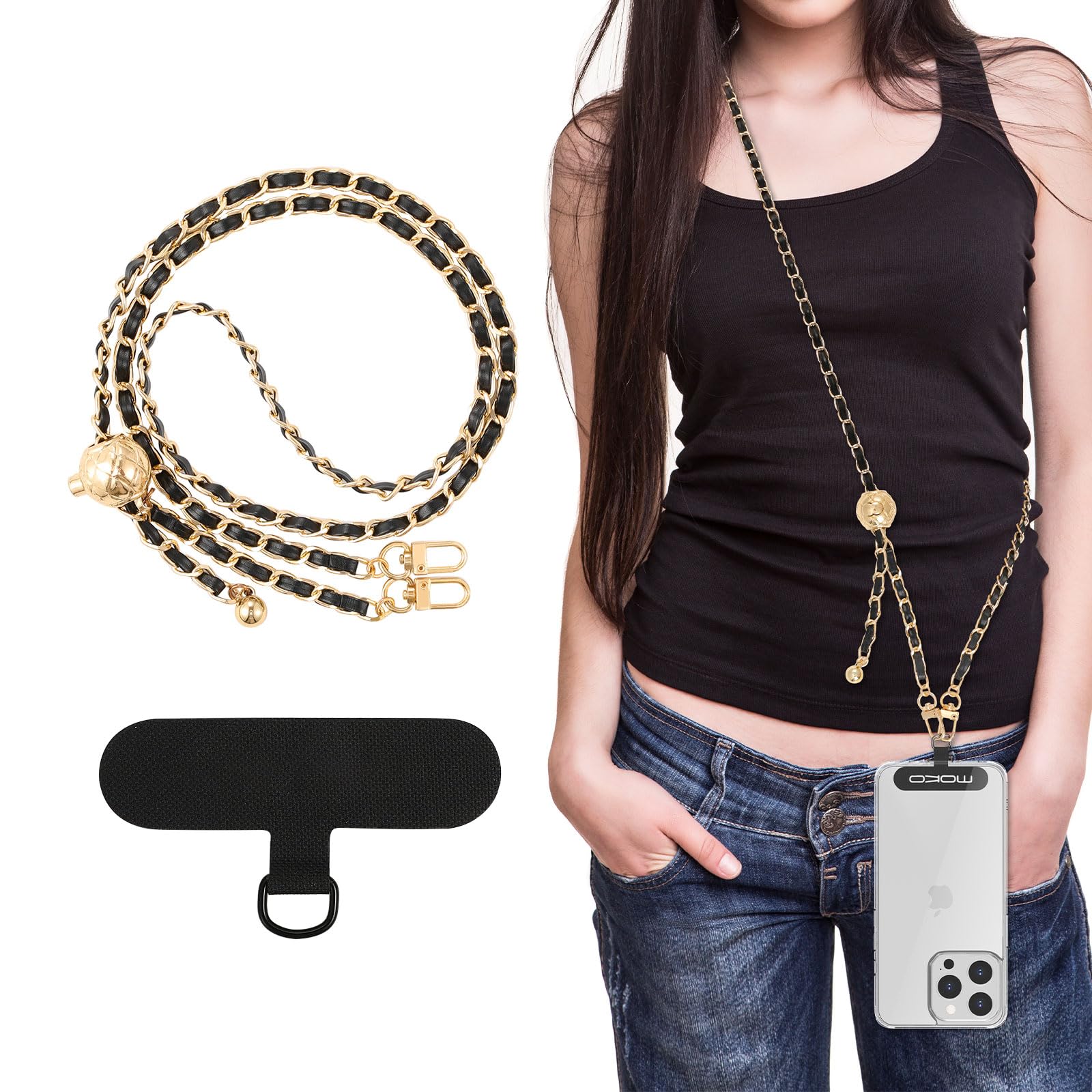 Amazon.com: MoKo Universal Phone Lanyard, Adjustable Metal Cell