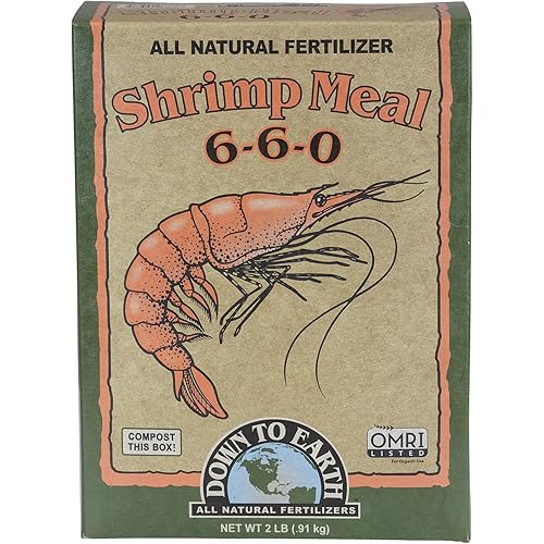 Down to Earth All Natural Shrimp Meal Fertilizer Mix 6-6-0, 2 lb