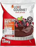Leke Gourmet – Chocolate 50% em Pó 1010g | Cacau Intenso e Equilibrado | Ideal para Confeitaria, Bebidas e Sobremesas | Uso Profissional e Doméstico