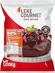 Leke Gourmet – Chocolate 50% em Pó 1010g | Cacau Intenso e Equilibrado | Ideal para Confeitaria, Bebidas e Sobremesas | Uso Profissional e Doméstico