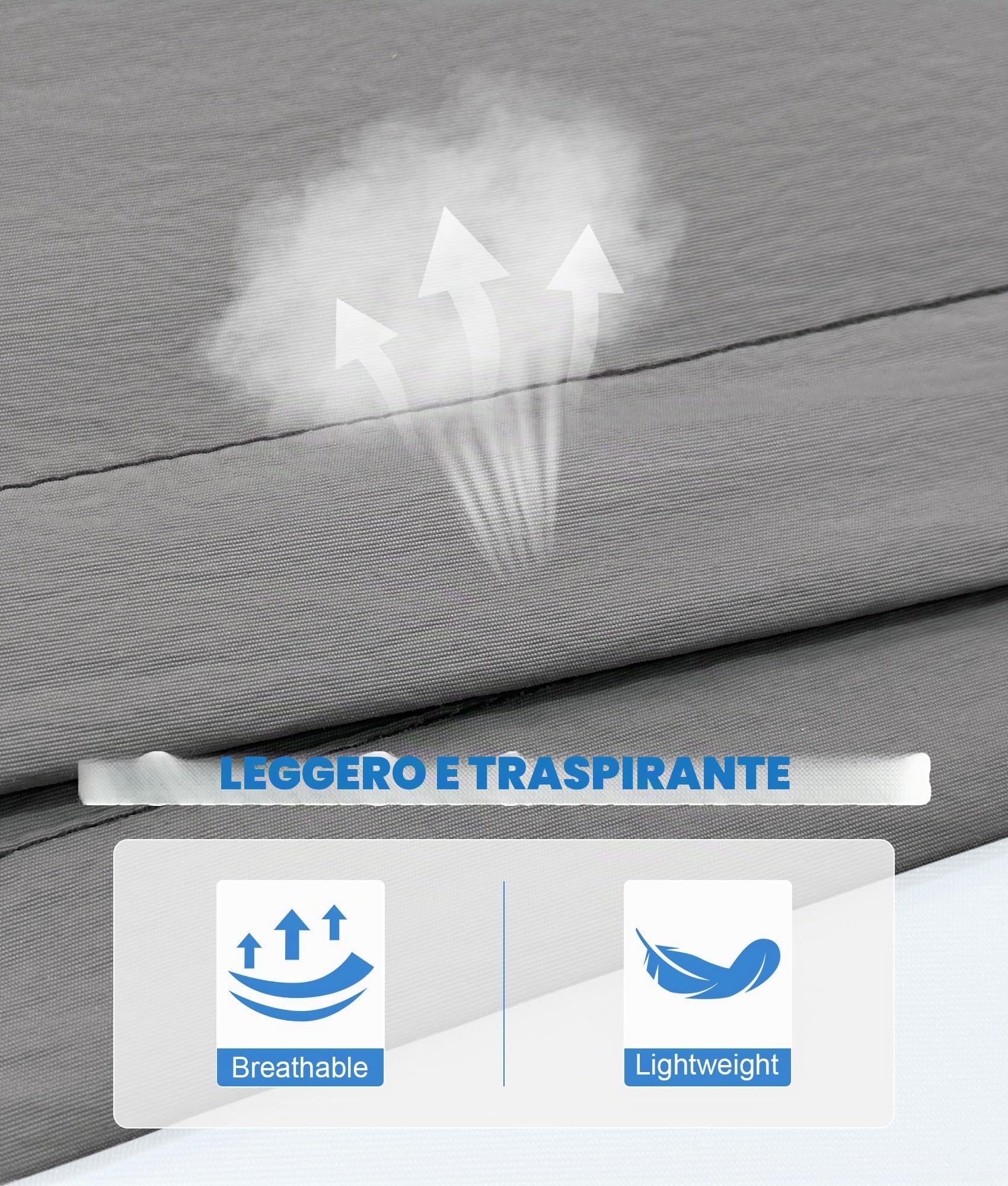 Gilet refrigerante da uomo, con 24 impacchi di ghiaccio, per tempo caldo, attività all'aria aperta, lavoro quotidiano